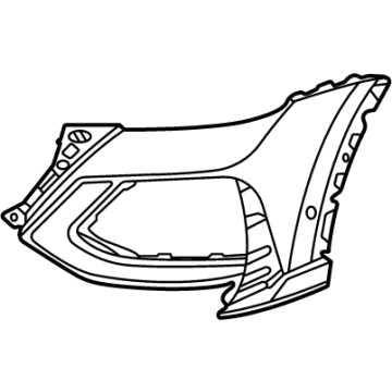 Audi RS Q8 Bumper - 4M8-807-107-A-GRU