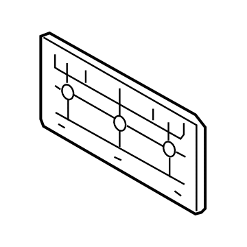 Audi 83A-807-287-9B9 License Bracket Audi 83A-807-287-9B9 License Bracket