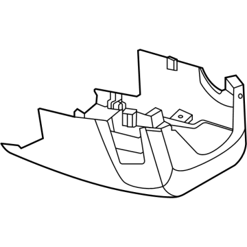 Audi 9J1-858-559-A-5Q0 Lower Column Cover 9J1-858-559-A-5Q0 Audi Lower Column Cover Illustration 1 of 1