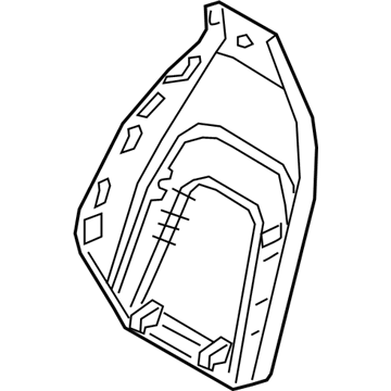 Audi 8S0-881-969-L-24A Seat Back Panel