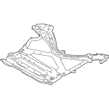 Audi A4 Quattro Front Cross-Member - 8W1-399-347-H