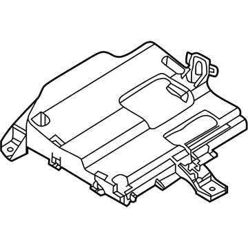 Audi 8W7-907-713-A Control Module Mount Bracket 8W7-907-713-A Audi Control Module Mount Bracket Illustration 1 of 1