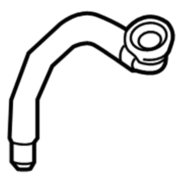 Audi 5Q0-129-637-C Drain Tube