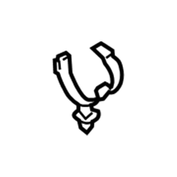 Audi N-106-540-01 Lower Hose Bracket N-106-540-01 Audi Lower Hose Bracket Illustration 1 of 1