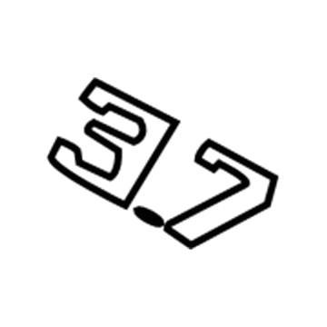 Audi A8 Emblem - 4B0-853-743-M-2ZZ