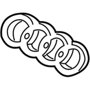 Audi A8 Emblem - 4D0-853-742-A-2ZZ
