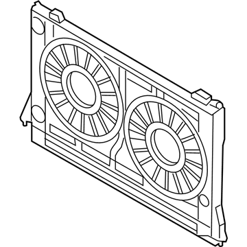 Audi S8 Fan Shroud - 4E0-121-207-M