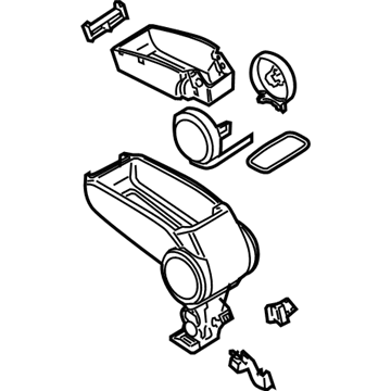 Audi A3 Quattro Cup Holder - 8P0-898-277-EC3
