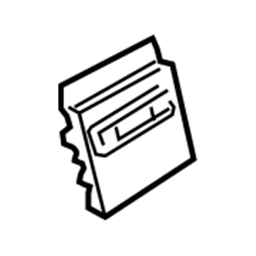 Audi 8P0-863-351-B-13U Rear Trim 8P0-863-351-B-13U Audi Rear Trim Illustration 1 of 1