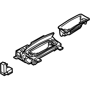 8P0-857-951-4PK Audi Ashtray Assembly Illustration 1 of 1