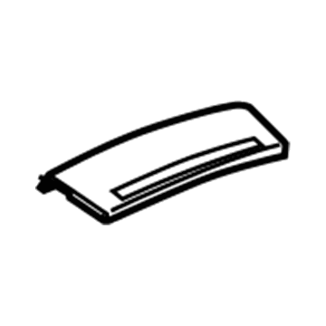 Audi 8P0-857-967-A-7Z9 Ashtray Cover 8P0-857-967-A-7Z9 Audi Ashtray Cover Illustration 1 of 1