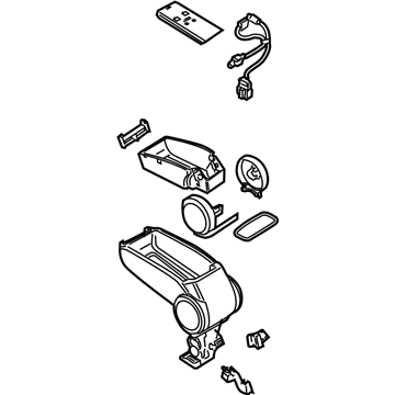 Audi 8P0-864-207-F-13U Armrest
