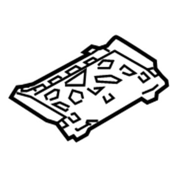 8P0-864-348 Audi Cover Bracket Illustration 1 of 1