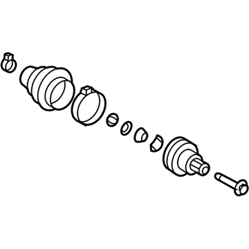 Audi 8E0-498-099-H Outer Joint Assembly