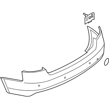 Audi RS5 Bumper Cover - 8T0-807-067-E-GRU