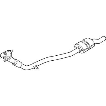 Audi S5 Sportback Exhaust Pipe - 8W0-253-350-S