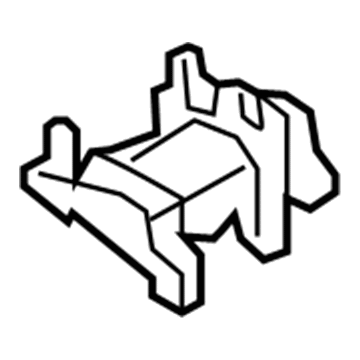 7L0-863-345 Audi Rear Bracket Illustration 1 of 1