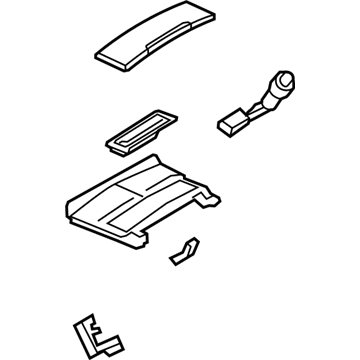 4L0-857-951-4PK Audi Ashtray Assembly Illustration 1 of 1
