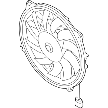 Audi RS4 Radiator fan - 8E0-959-455-P