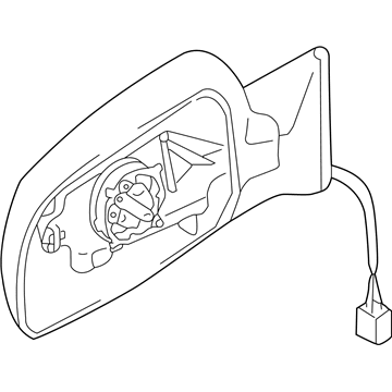 Audi S4 Side View Mirrors - 8D1-858-500-A-2ZZ