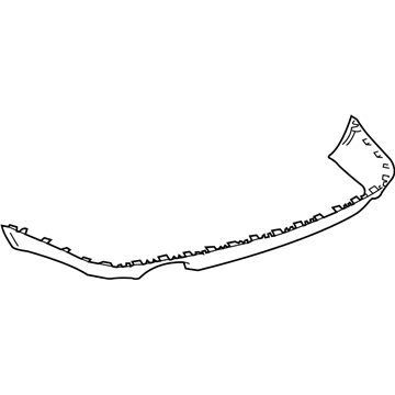 Audi 8E9-807-521-G-GRU Valance Panel 8E9-807-521-G-GRU Audi Valance Panel Illustration 1 of 1