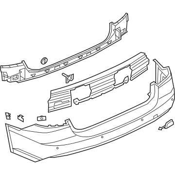 Audi S7 Sportback Bumper - 4K8-807-067-E-GRU