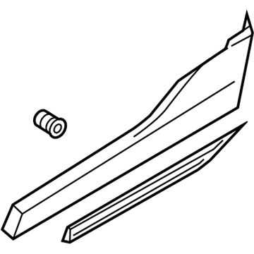 Audi SQ8 e-tron Sportback Door Moldings - 4KE-853-970-D-GRU