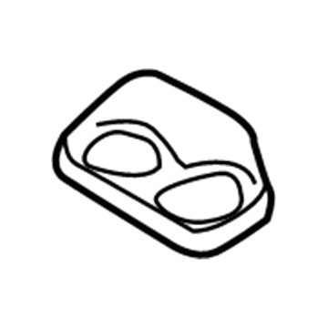 Audi 8T0-827-719-A Spoiler Gasket 8T0-827-719-A Audi Spoiler Gasket Illustration 1 of 1