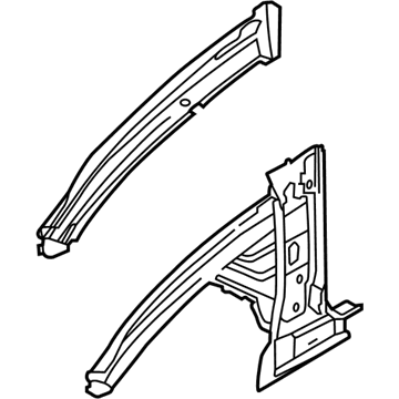 Audi Q7 Frame Rail - 7L8-805-192-A