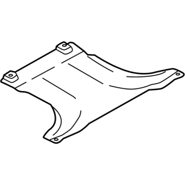 80A-825-209-H Audi Inner Shield Illustration 1 of 1