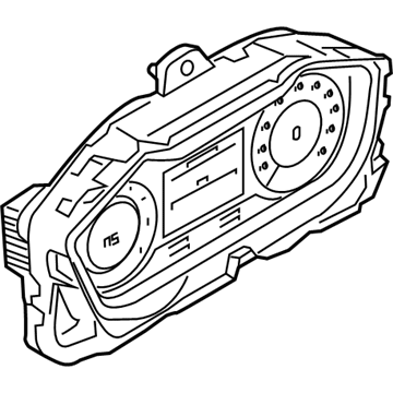 Audi TT Quattro Tachometer - 8S0-920-890-D