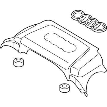 Audi 06E-103-926-D Rear Cover Audi 06E-103-926-D Rear Cover