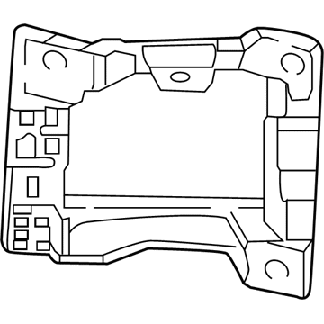 8W6-907-175-A Audi Blind Spot Radar Bracket Illustration 1 of 1