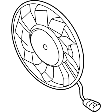Audi Radiator fan - 5Q0-959-455-AH