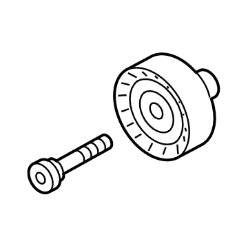 Audi Q7 Timing Belt Idler Pulley - 06M-903-341-F