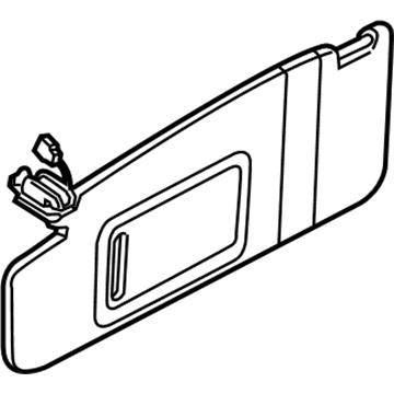 Audi 4G0-857-551-N-25M Sunvisor Audi 4G0-857-551-N-25M Sunvisor