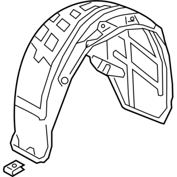 Audi S8 Wheelhouse - 4N0-810-172-A