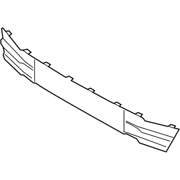 Audi 4N0-807-285-B-RN4 License Bracket 4N0-807-285-B-RN4 Audi License Bracket Illustration 1 of 1