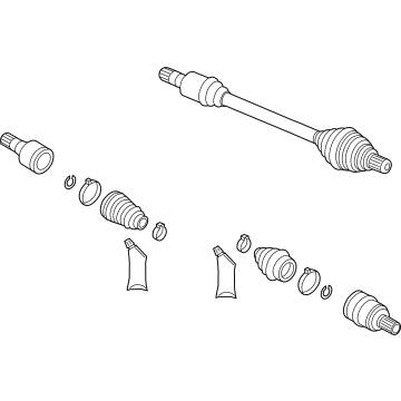 Audi 3Q0-407-271-CF Driveshaft Audi 3Q0-407-271-CF Driveshaft