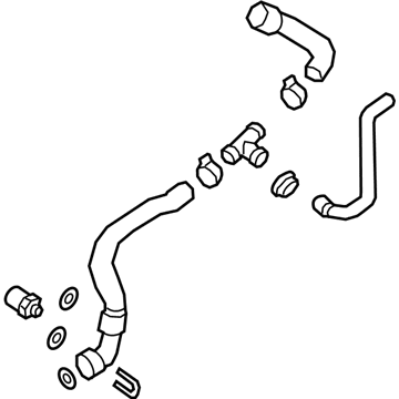 Audi A5 Sportback Water Hose - 8W0-122-055-CB