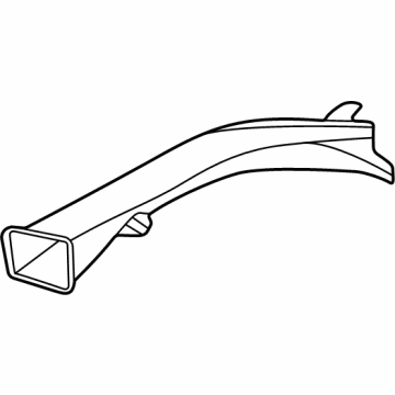 Audi 9J1-807-009 Air Outlet Duct Audi 9J1-807-009 Air Outlet Duct