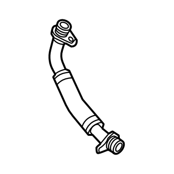 Audi 06N-145-735-C Oil Outlet Tube 06N-145-735-C Audi Oil Outlet Tube Illustration 1 of 1