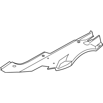 Audi 420-821-169-L-01C Wheelhouse Cover