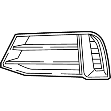 8V3-807-682-N-ESM Audi Outer Grille Illustration 1 of 1
