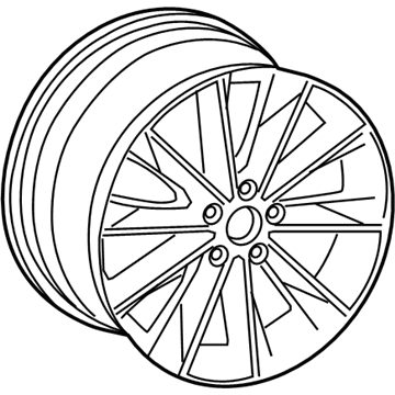 Audi A7 Quattro Alloy Wheels - 4G8-601-025-AD