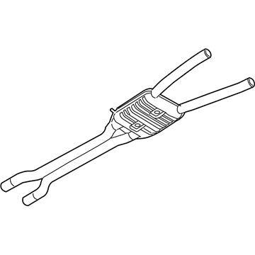 Audi S4 Exhaust Pipe - 8E0-253-409-BF