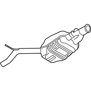Audi S4 Exhaust Resonator - 8E0-253-609-HB
