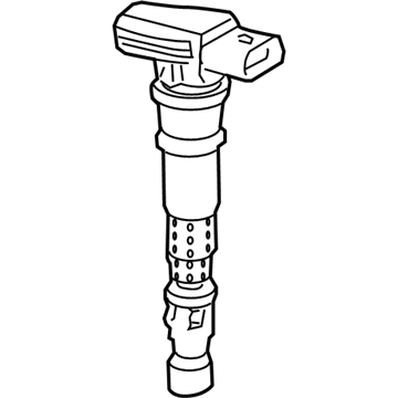 Audi 07C-905-715-A Ignition Coil 07C-905-715-A Audi Ignition Coil Illustration 1 of 1