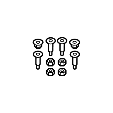 Audi 8S8-898-022 Adjust Bracket Hardware Kit