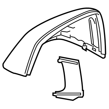 Audi Q5 Sportback Mirror Cover - 80A-857-527-A-GRU